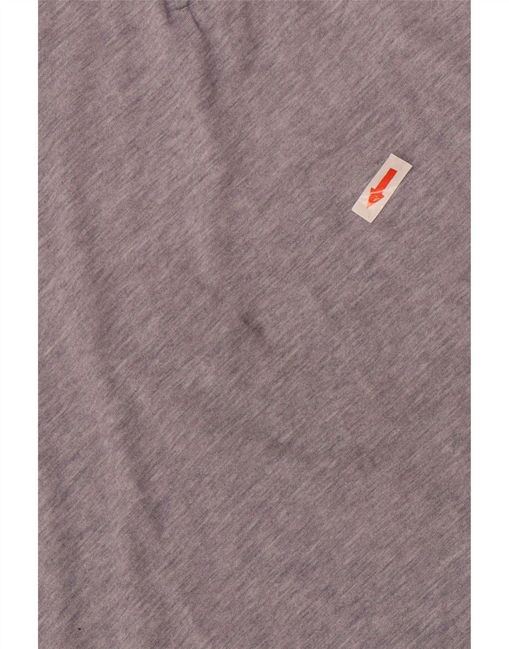 Polo Nike da uomo Dri Fit grande in nylon color block grigio