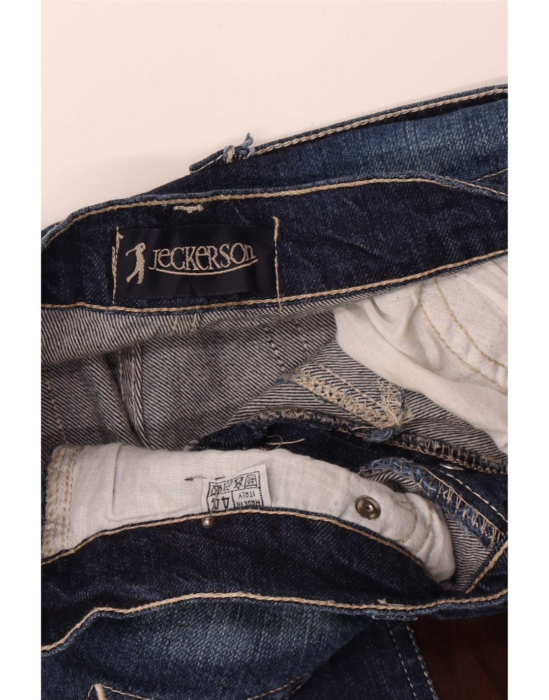 Jeans slim da donna Jeckerson IT 44 medio W32 L31 blocco colore blu
