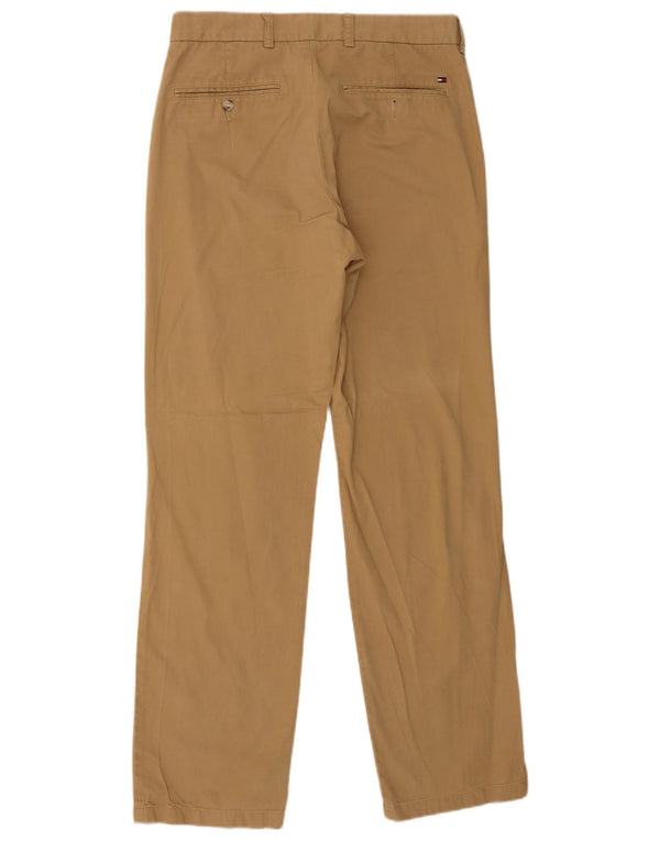 Pantaloni chino dritti Soho da uomo Tommy Hilfiger W32 L32 in cotone beige