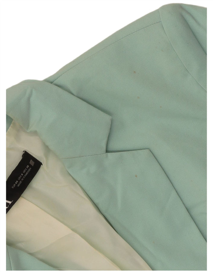 Giacca blazer a 1 bottone da donna Zara EU 40 poliestere verde medio