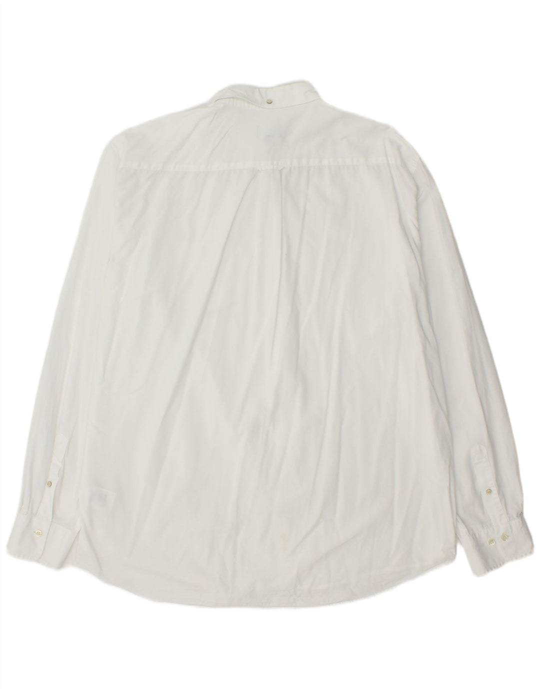 GANT Mens Shirt Size 46/48 18 2XL White Cotton