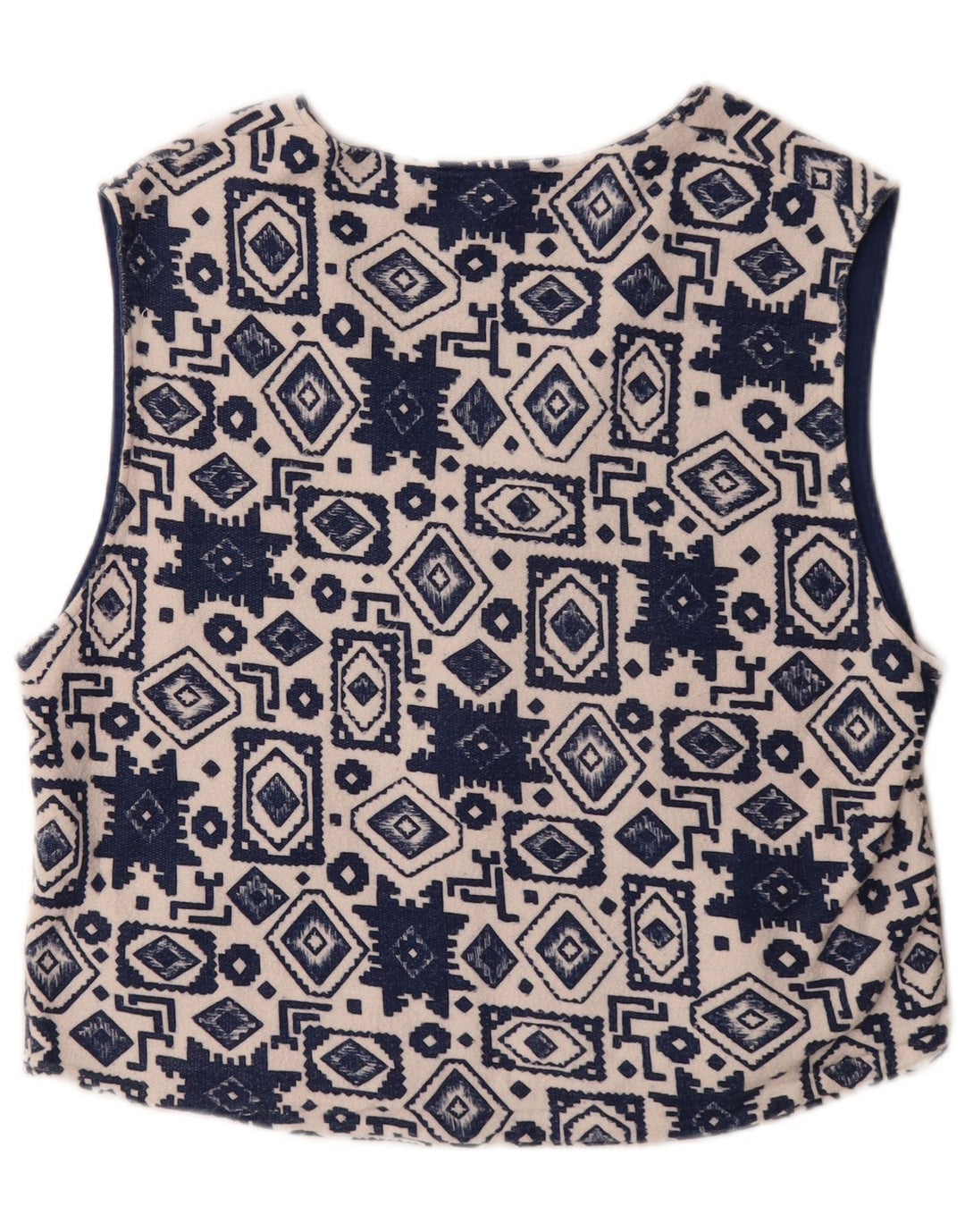 Gilet da donna Trigema UK 14 Cotone geometrico medio blu navy