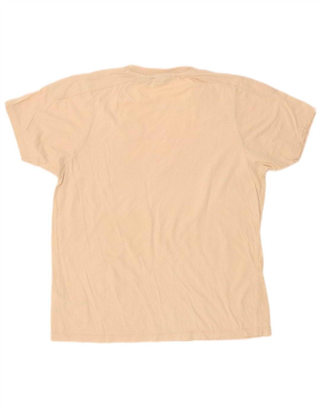 T-shirt grafica da uomo Fila Top Large in cotone beige
