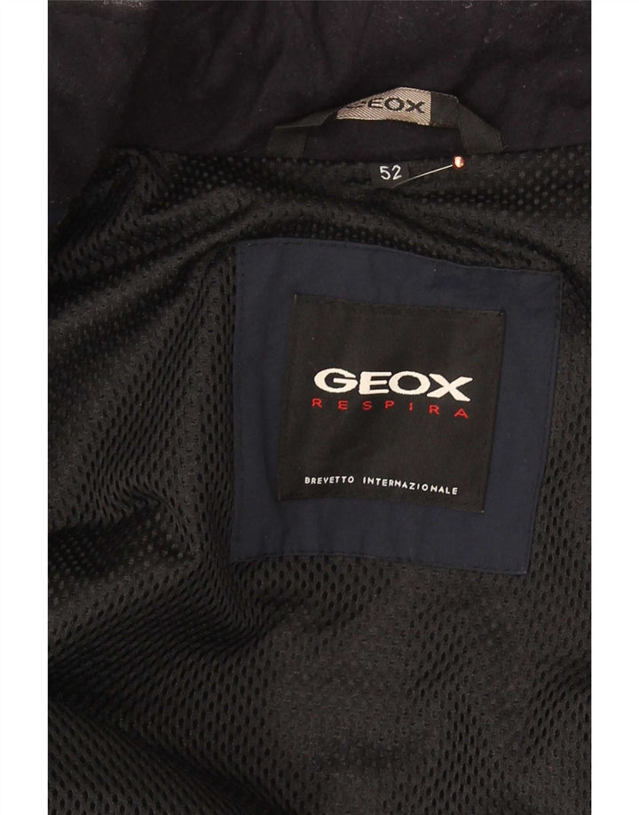 Giacca Geox Uomo Respira Utility IT 52 XL Blu Navy Poliammide