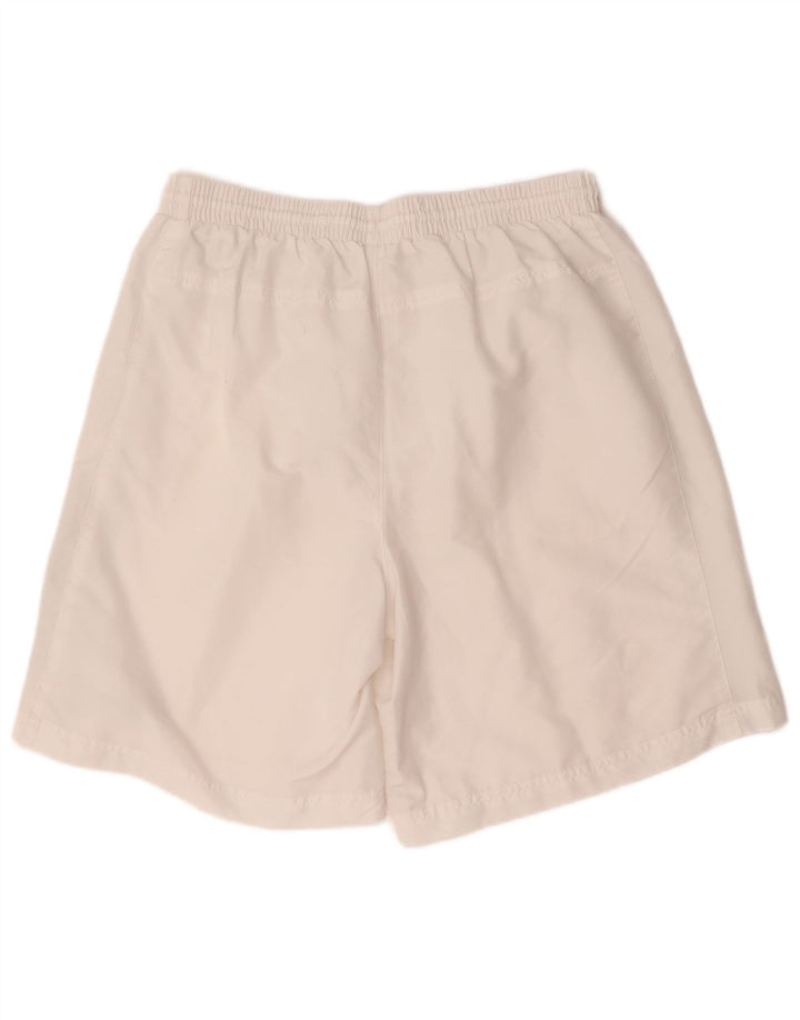 Pantaloncini da bagno grafici da uomo Umbro XL poliestere bianco
