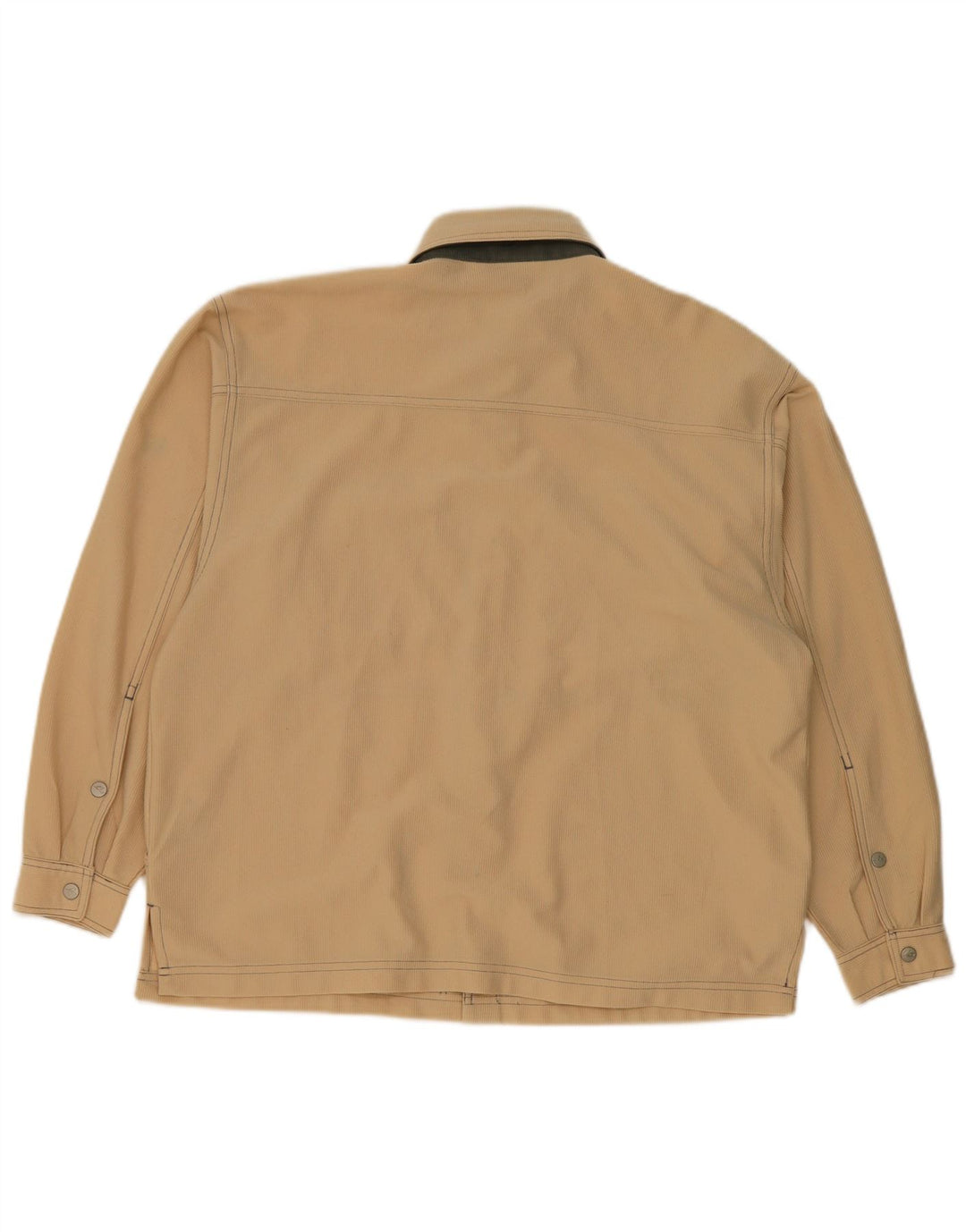 Camicia Diadora da uomo vestibilità ampia UK 36 Small Beige Poliestere
