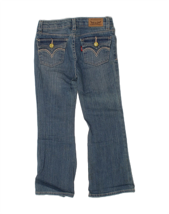 LEVI'S Girls Bootcut Jeans 4-5 Years W20 L17 Blue Cotton Vintage Levi's and Second-Hand Levi's from Messina Hembry 
