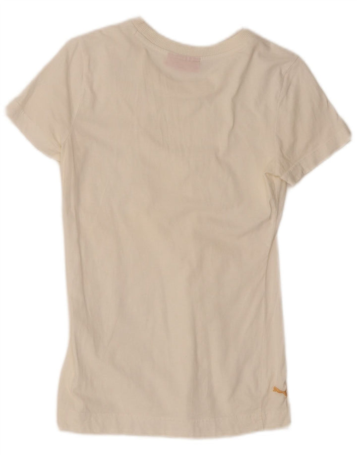 T-shirt da donna Puma UK 10 piccola bianca