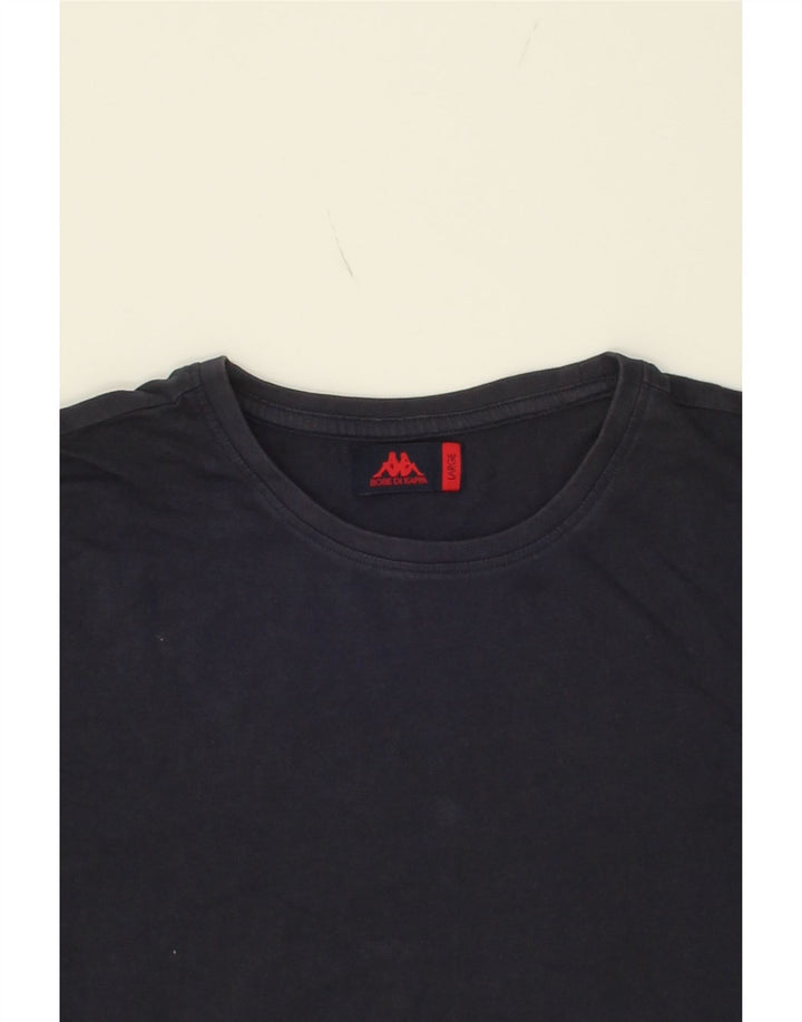 KAPPA Mens T-Shirt Top Large Navy Blue Cotton Vintage Kappa and Second-Hand Kappa from Messina Hembry 