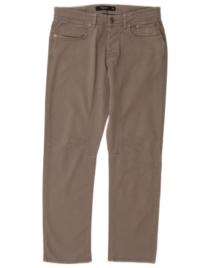 Jeans dritti da donna SIVIGLIA W32 L30 cotone grigio