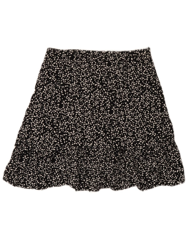 Mini gonna a strati da donna Roxy XS W25 viscosa floreale nera