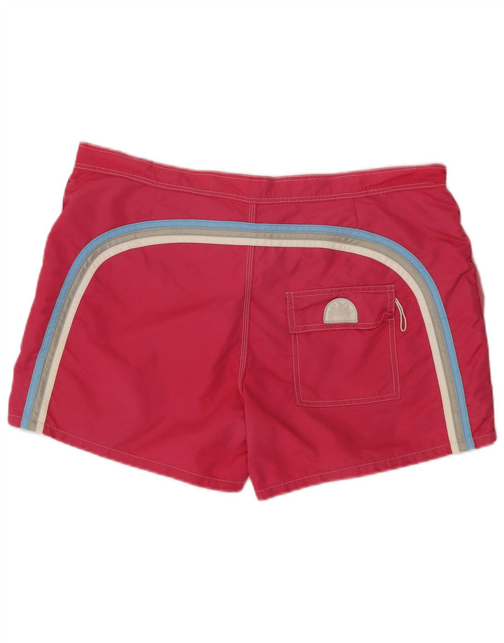 Pantaloncini da bagno da uomo SUNDEK XL nylon a righe rosa