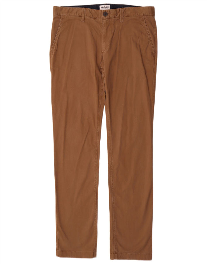 Pantaloni chino slim da uomo Timberland W34 L34 Marrone