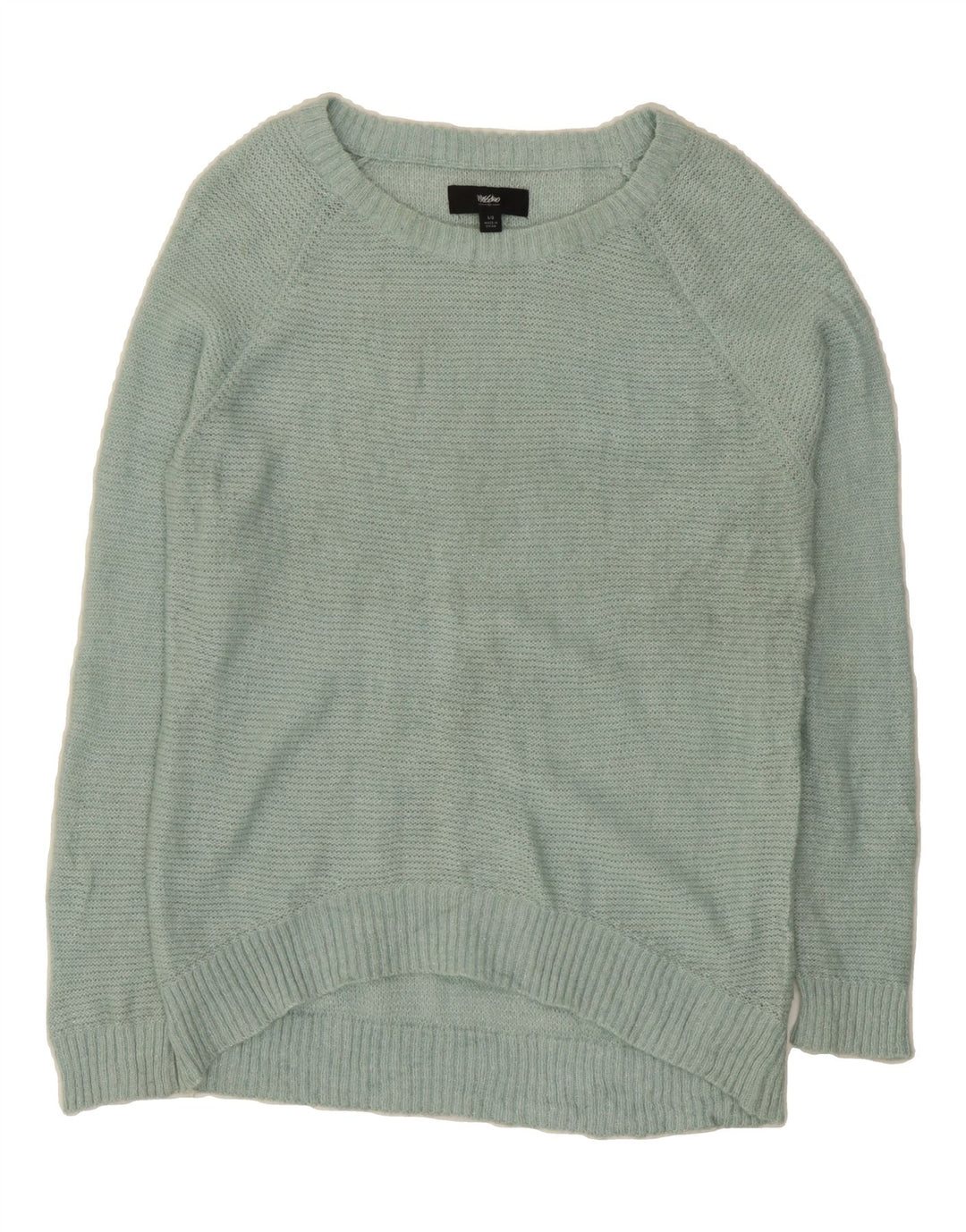 MOSSIMO Womens Boat Neck Jumper Sweater UK 14 Large Turquoise Acrylic Vintage Mossimo and Second-Hand Mossimo from Messina Hembry 