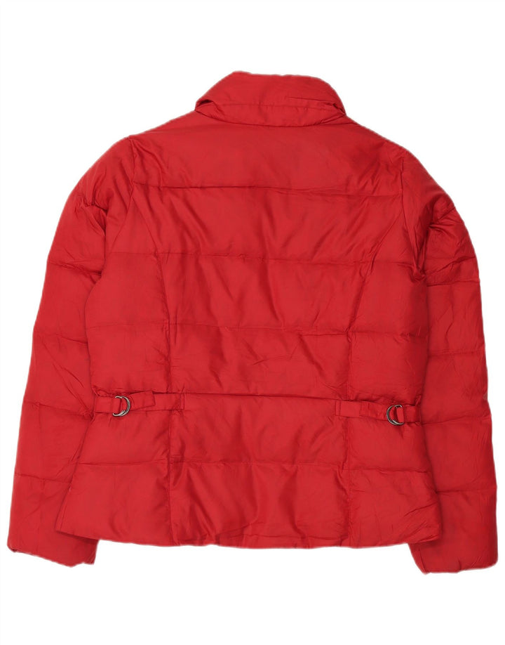 Giacca imbottita da donna Eddie Bauer UK 16 grande poliestere rosso