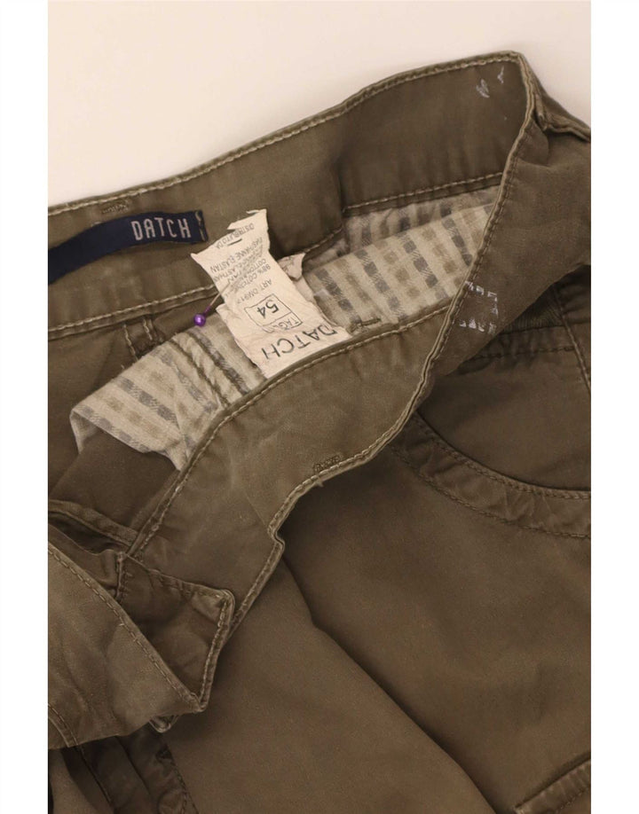 Pantaloncini cargo da uomo Datch IT 54 XL W36 cotone kaki
