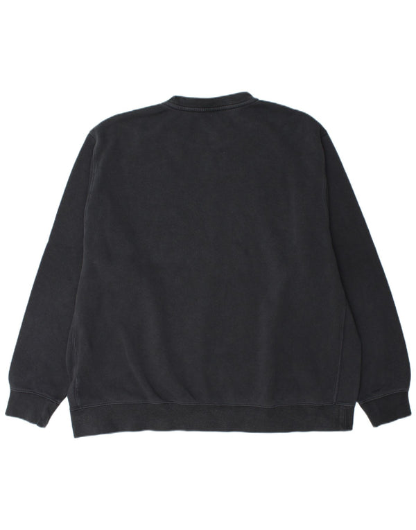 NIKE Mens Sweatshirt Jumper 2XL Black Cotton