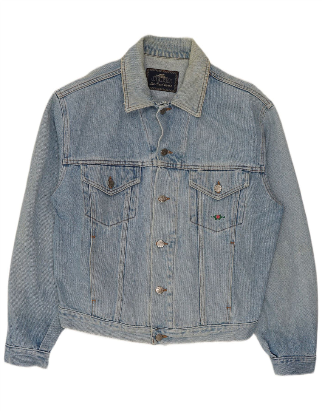 Giacca di jeans da uomo CHARRO UK 38 Cotone blu medio