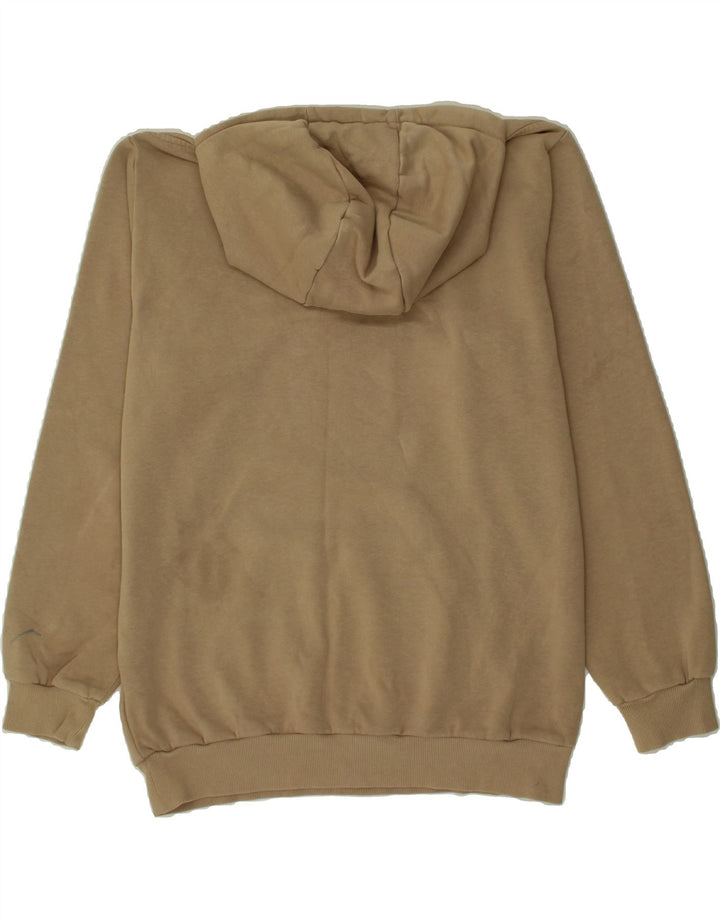 ADIDAS Mens Hoodie Jumper Medium Beige Cotton Vintage Adidas and Second-Hand Adidas from Messina Hembry 