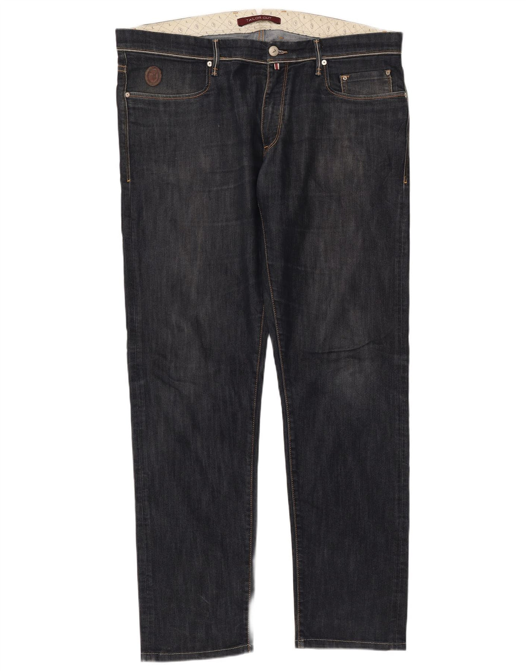 Jeans Dritti Donna TRUSSARDI IT 56 3XL W40 L34 Blu Navy