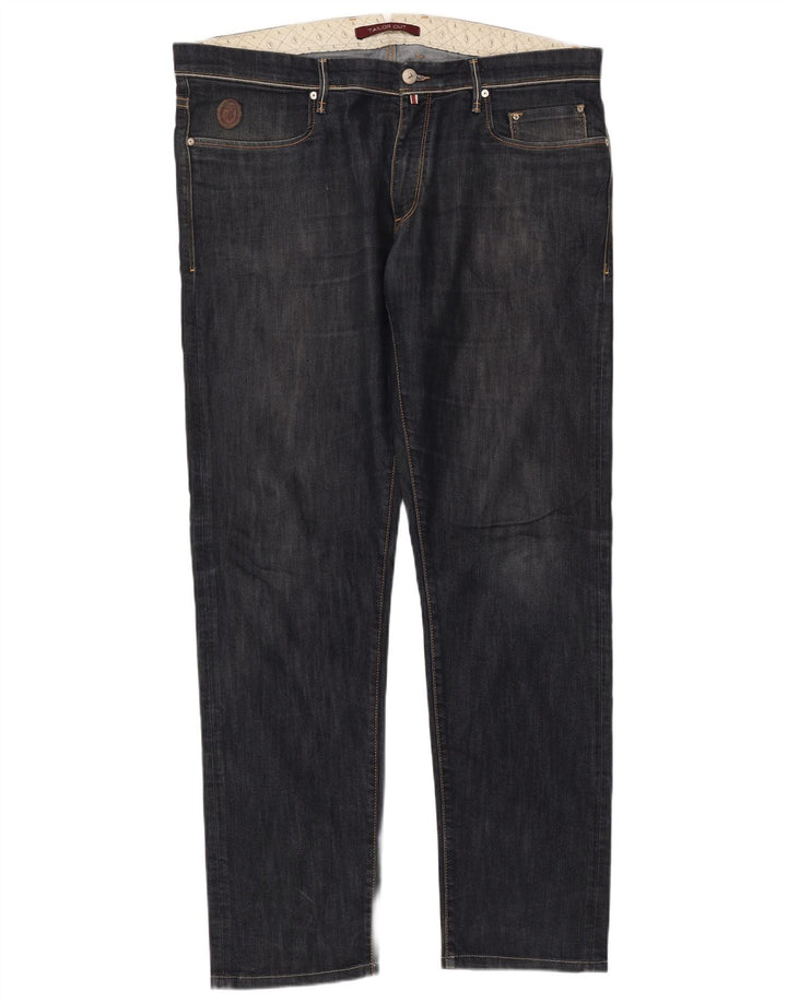 Jeans Dritti Donna TRUSSARDI IT 56 3XL W40 L34 Blu Navy