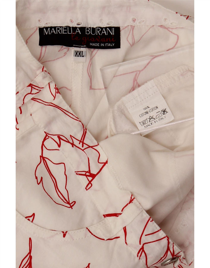 MARIELLA BURANI Pantaloni Casual Bambina 11-12 Anni 2XL W26 L22 Bianco