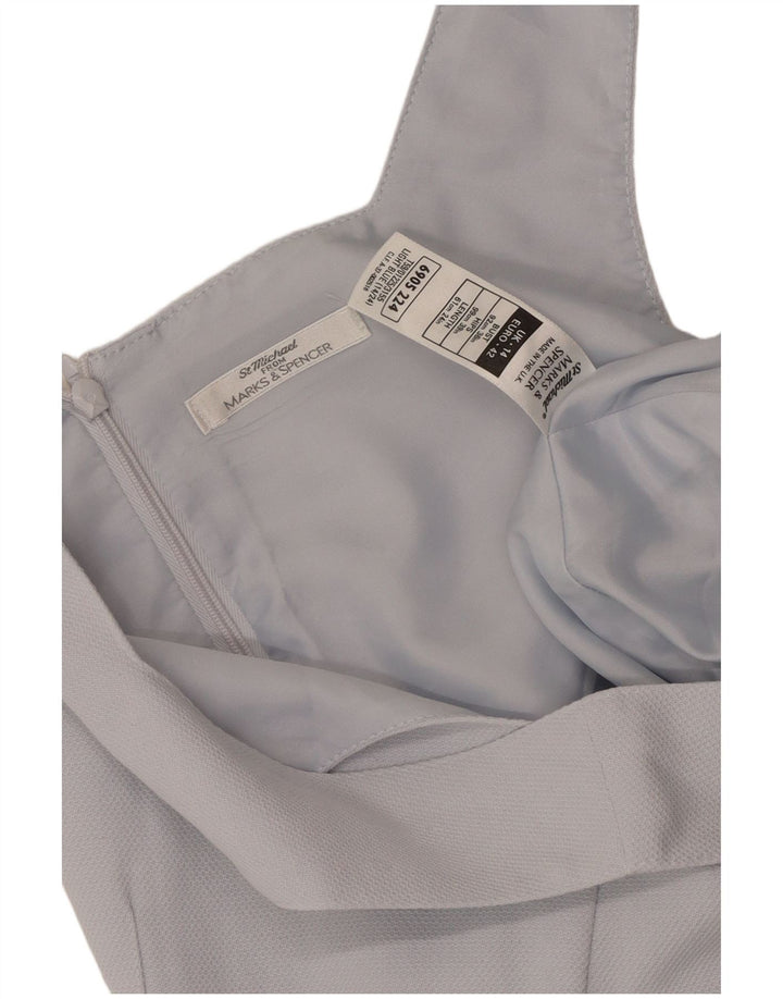Abito a trapezio senza maniche Marks & Spencer da donna St. Michael UK 14 grande blu