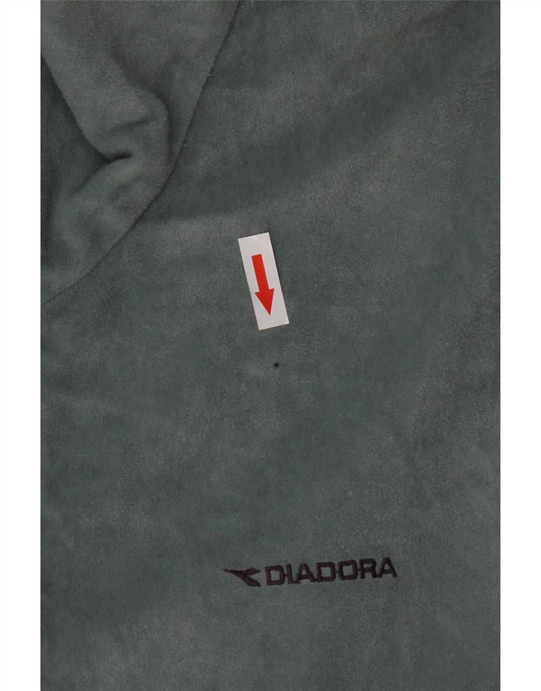 Giacca da ginnastica da uomo in velluto Diadora UK 44 2XL poliestere blu