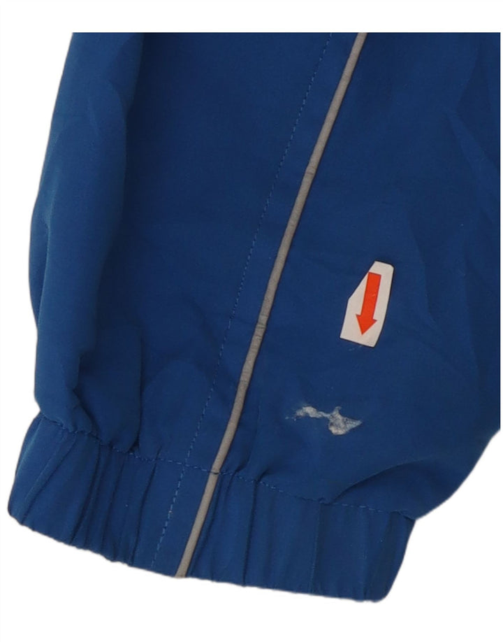 Giacca da ginnastica da uomo Asics, grande, in poliestere color block blu