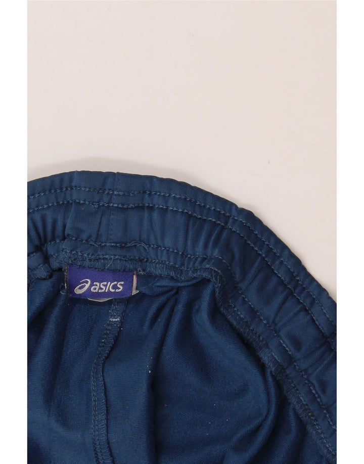 ASICS Mens Tracksuit Trousers XL  Navy Blue Polyester Vintage Asics and Second-Hand Asics from Messina Hembry 