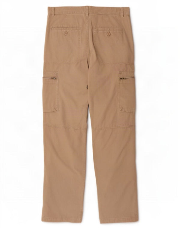 Pantaloni cargo dritti da uomo Lotto piccoli W27 L31 in cotone beige
