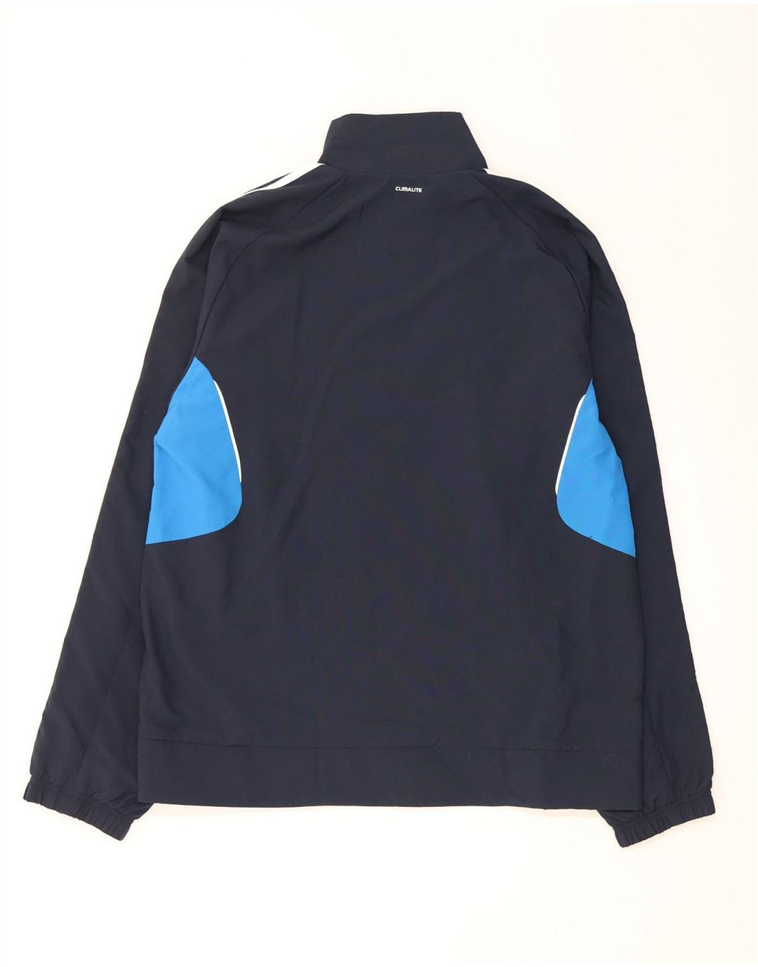 Giacca da uomo Adidas Climalite Top Jacket Large Blu Navy Colourblock