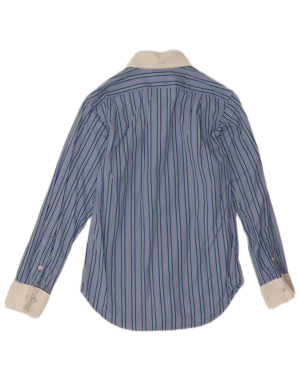 Polo Ralph Lauren Camicia da bambino 11-12 anni in cotone gessato blu