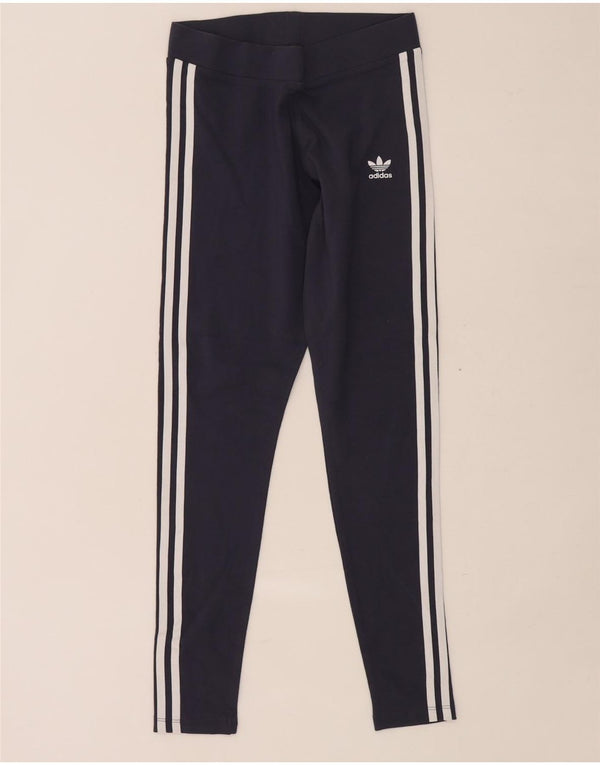 Leggings Adidas da donna UK 12 medio blu navy