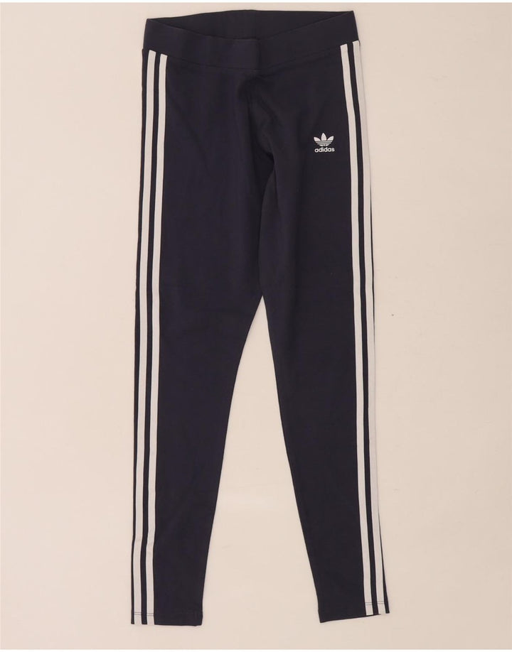 Leggings Adidas da donna UK 12 medio blu navy