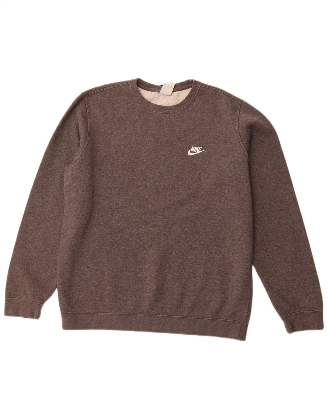 NIKE Felpa da uomo Maglione grande in cotone grigio