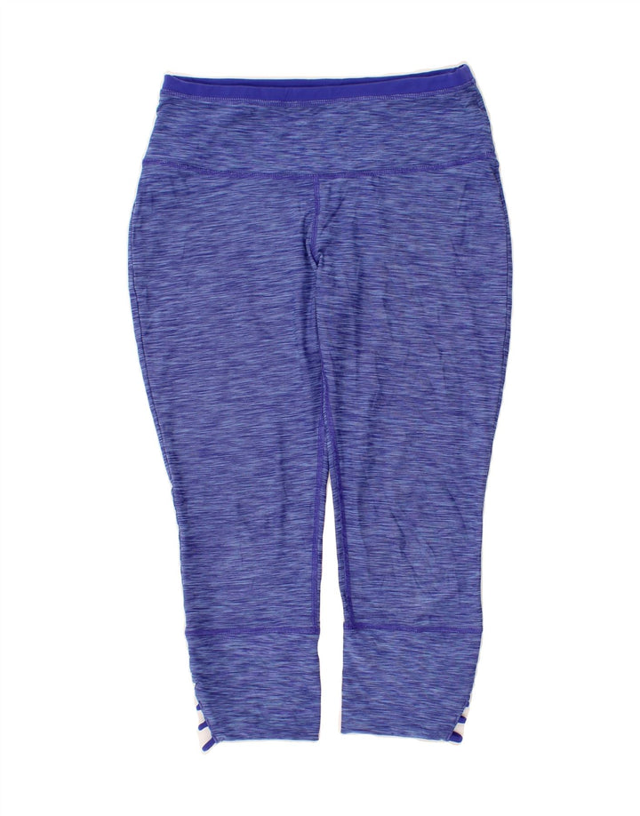 PRANA Womens Capri Leggings UK 12 Medium  Purple Vintage Prana and Second-Hand Prana from Messina Hembry 