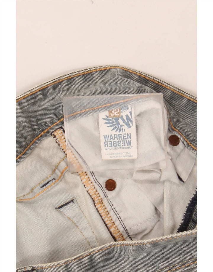 WARREN WEBBER Jeans dritti da uomo W32 L35 Cotone grigio