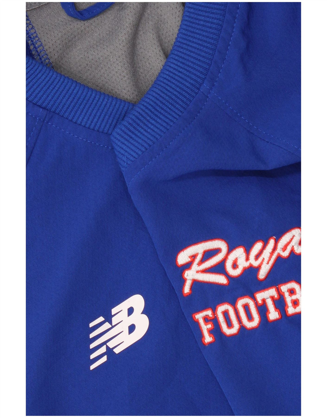 Top da tuta pullover a maniche corte da donna New Balance UK 20 2XL Blu