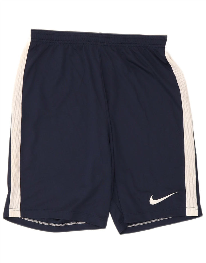 Pantaloncini sportivi Nike Dri Fit da uomo, color block medio blu navy