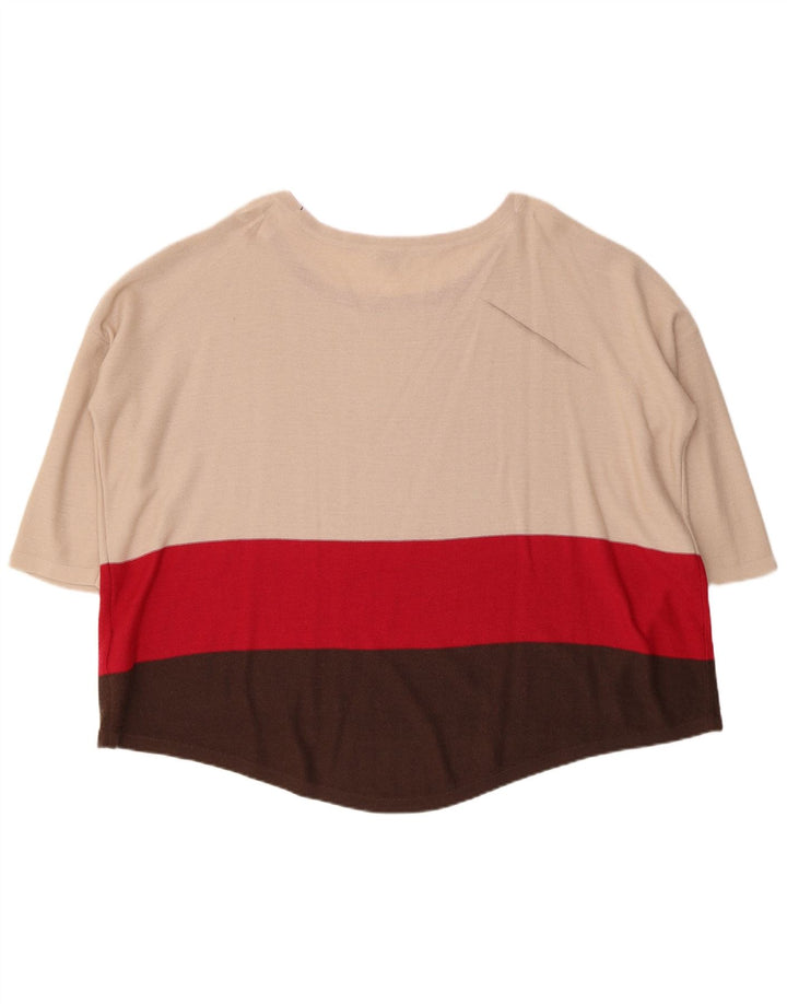 PHASE EIGHT Maglione oversize da donna con scollo a barca UK 12 Beige medio