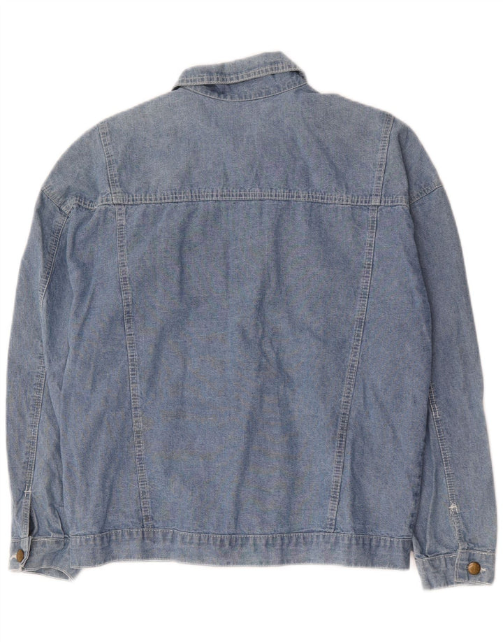 Giacca Jeans Donna Casucci IT 42 Blu Medio Cotone