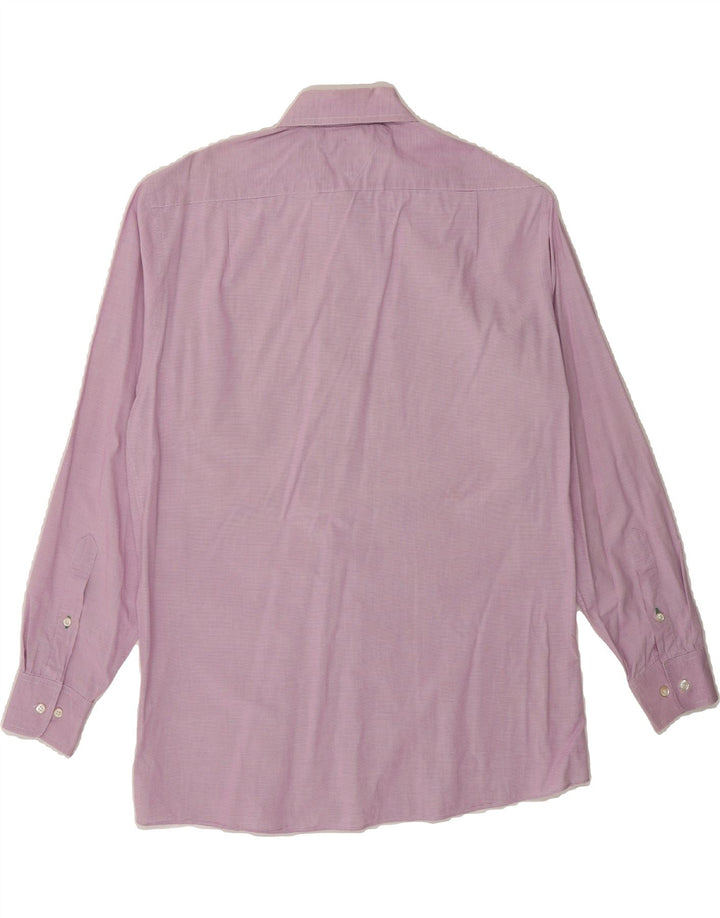 TOMMY HILFIGER Mens Slim Fit Shirt Size 15 1/2 Medium Pink Check Vintage Tommy Hilfiger and Second-Hand Tommy Hilfiger from Messina Hembry 