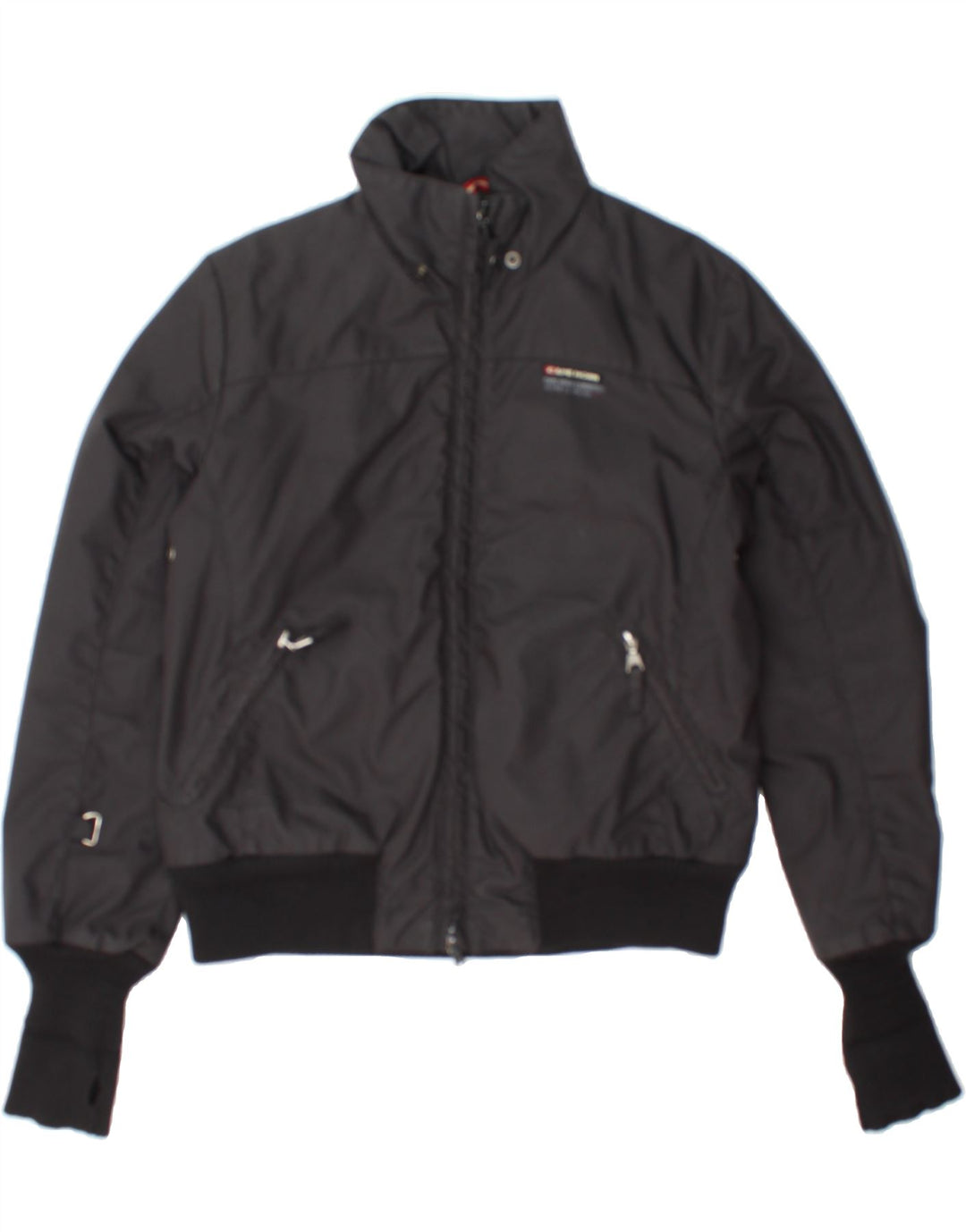 CAPE HORN Womens Bomber Jacket UK 16 Large Black Vintage Cape Horn and Second-Hand Cape Horn from Messina Hembry 