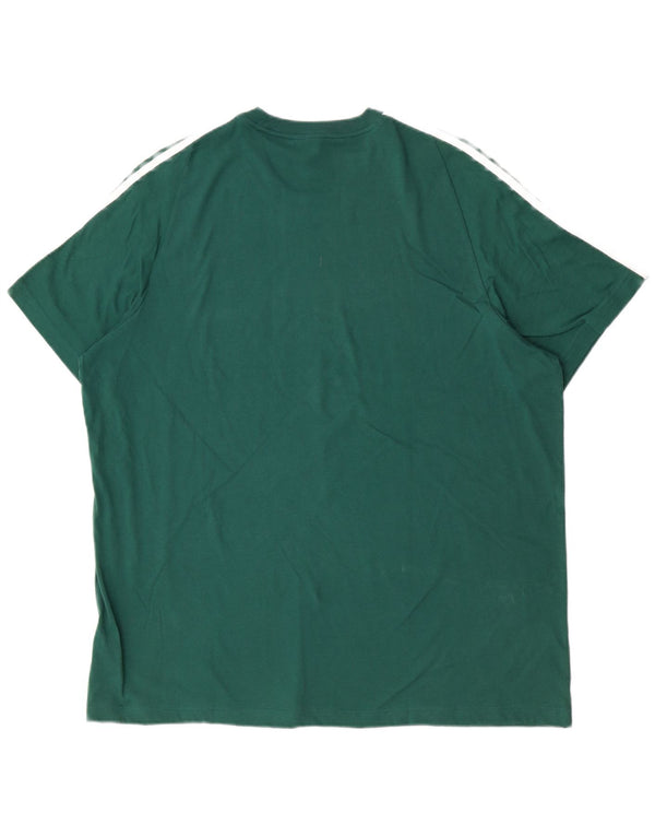 T-shirt da uomo Adidas Top 2XL cotone verde