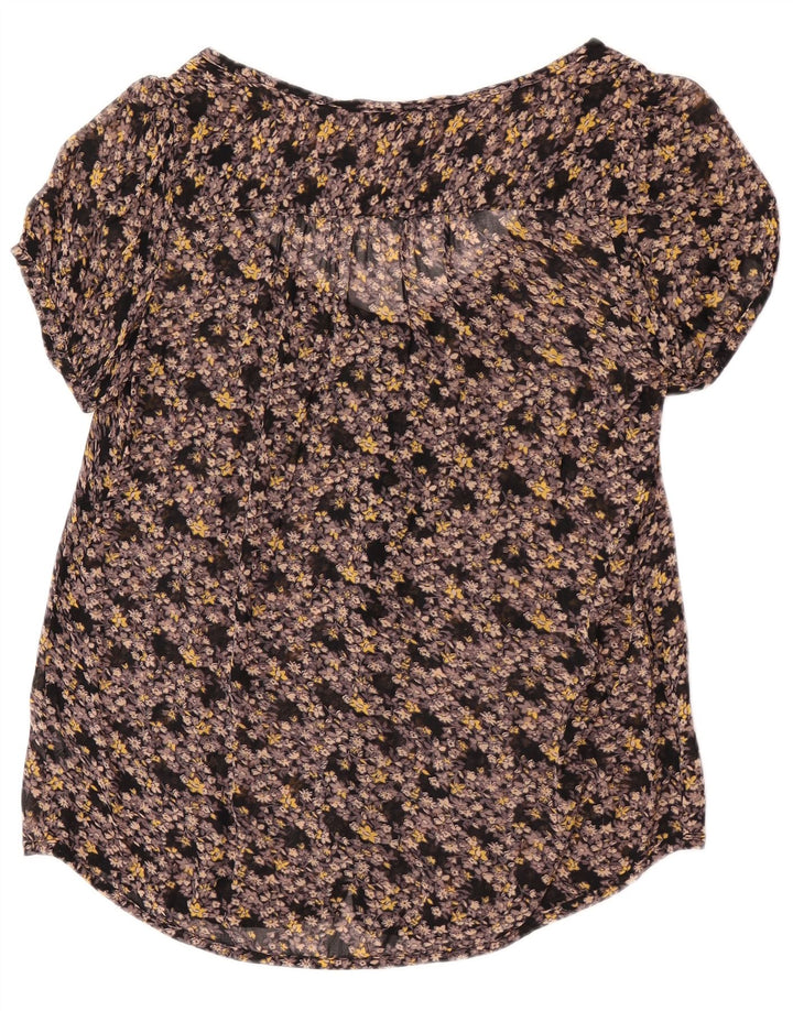 Camicetta trasparente da donna French Connection UK 10 piccola multicolore