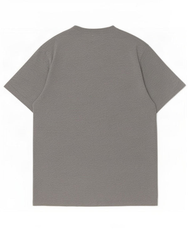 T-shirt da uomo Penguin Top grande in cotone chiazzato grigio