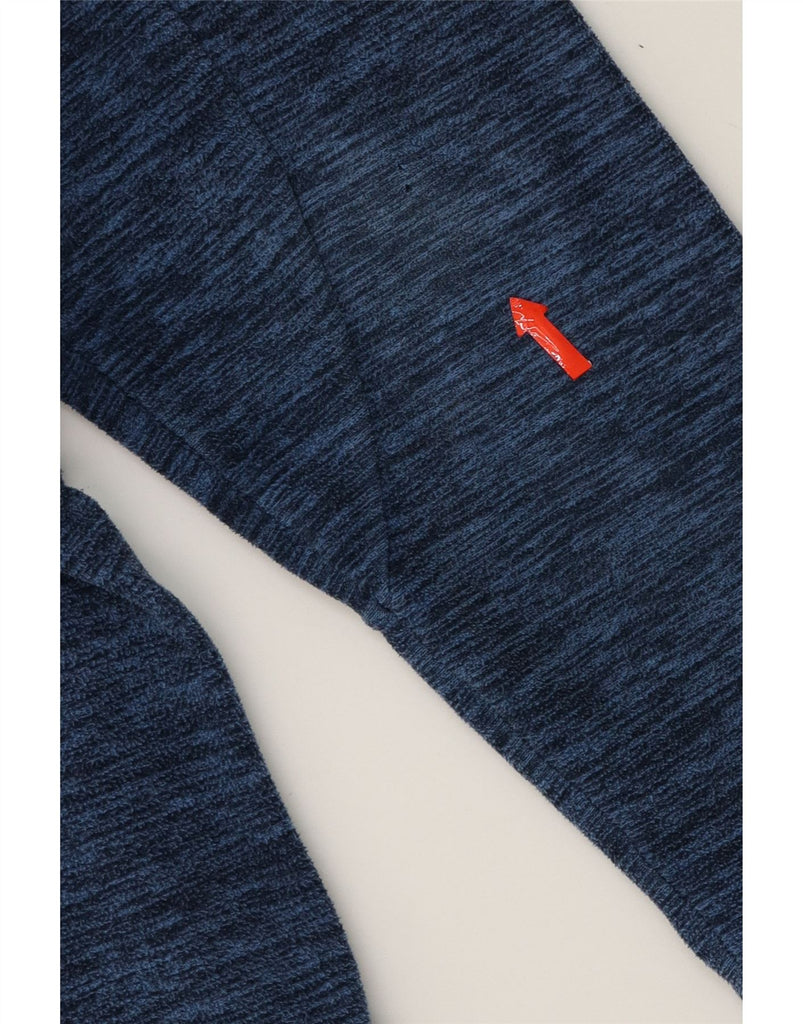 AVIREX Womens Fleece Jacket UK 18 XL Blue Flecked Polyester Vintage Avirex and Second-Hand Avirex from Messina Hembry 