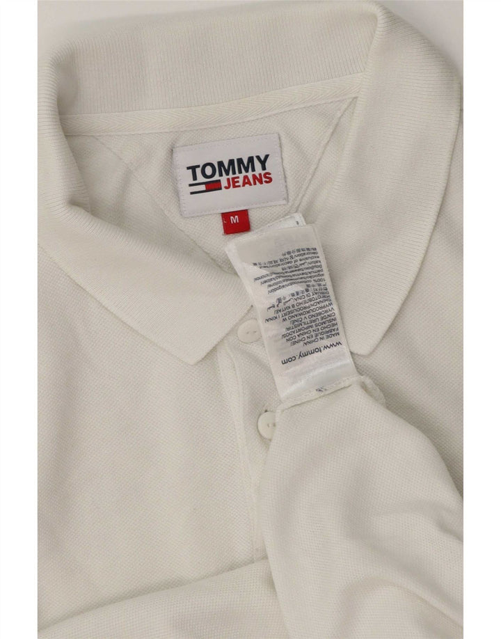 Polo da uomo Tommy Hilfiger in cotone bianco medio