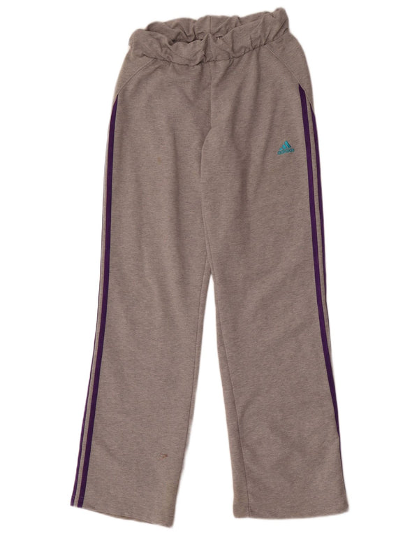 Pantaloni della tuta da donna Adidas UK 12 cotone grigio medio